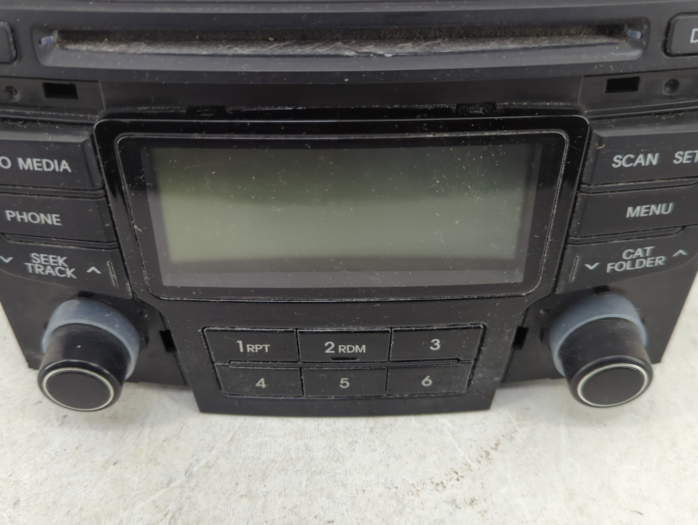 2013-2014 Hyundai Sonata Radio AM FM Cd Player Receiver Replacement P/N:96180-3Q700 Fits Fits 2013 2014 OEM Used Auto Parts 