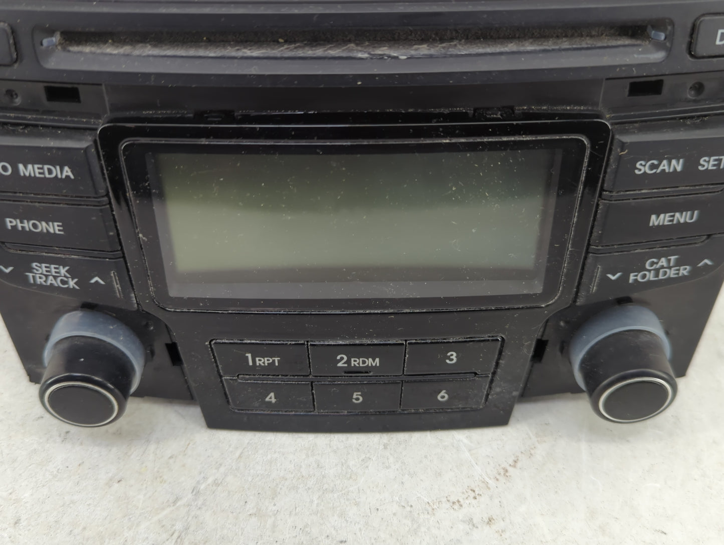 2013-2014 Hyundai Sonata Radio AM FM Cd Player Receiver Replacement P/N:96180-3Q700 Fits Fits 2013 2014 OEM Used Auto Parts 