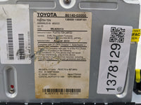 2013-2014 Hyundai Sonata Radio AM FM Cd Player Receiver Replacement P/N:86140-02050 Fits Fits 2013 2014 OEM Used Auto Parts 
