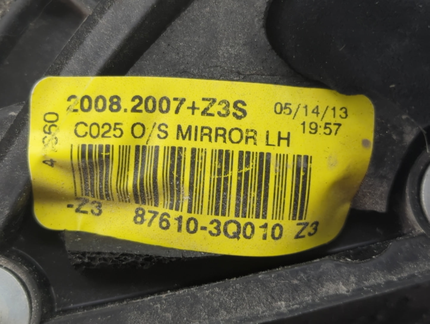2011-2014 Hyundai Sonata Driver Side View Mirror - Left Door Mirror OEM Used - Oemusedautoparts1.com