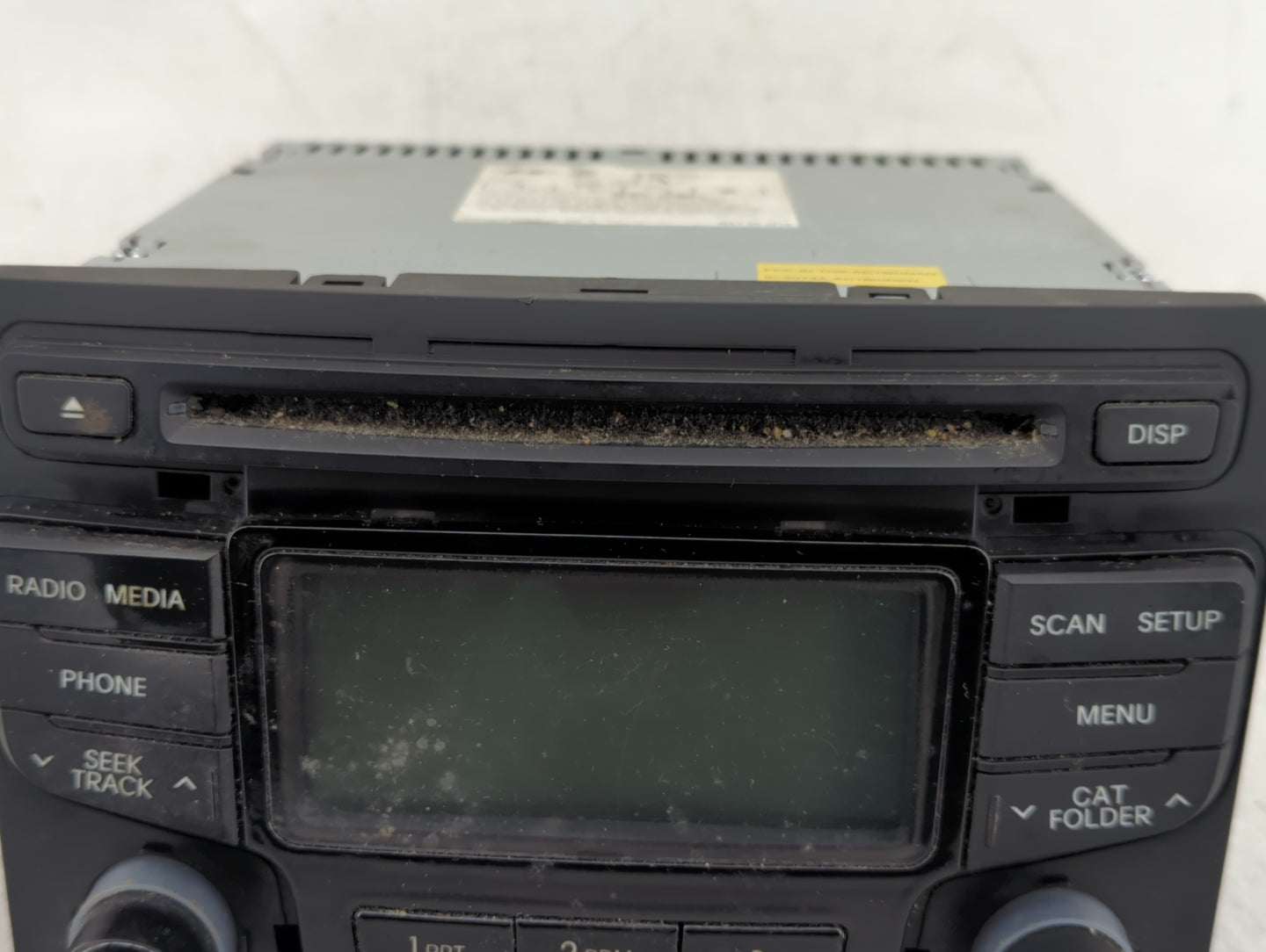 2013-2014 Hyundai Sonata Radio AM FM Cd Player Receiver Replacement P/N:96180-3Q700 Fits Fits 2013 2014 OEM Used Auto Parts 