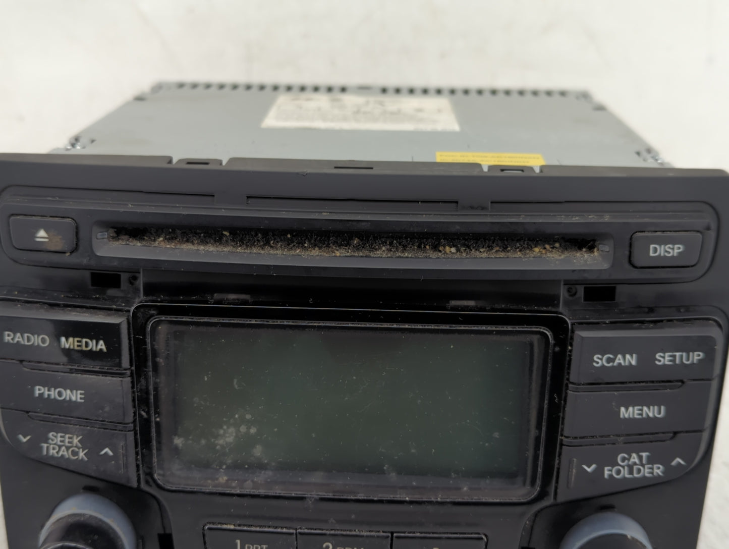 2013-2014 Hyundai Sonata Radio AM FM Cd Player Receiver Replacement P/N:96180-3Q700 Fits Fits 2013 2014 OEM Used Auto Parts 