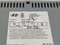 2013-2014 Hyundai Sonata Radio AM FM Cd Player Receiver Replacement P/N:96180-3Q700 Fits Fits 2013 2014 OEM Used Auto Parts 