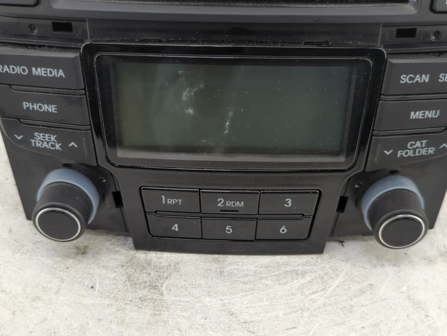 2013-2014 Hyundai Sonata Radio AM FM Cd Player Receiver Replacement P/N:96180-3Q700 Fits Fits 2013 2014 OEM Used Auto Parts 