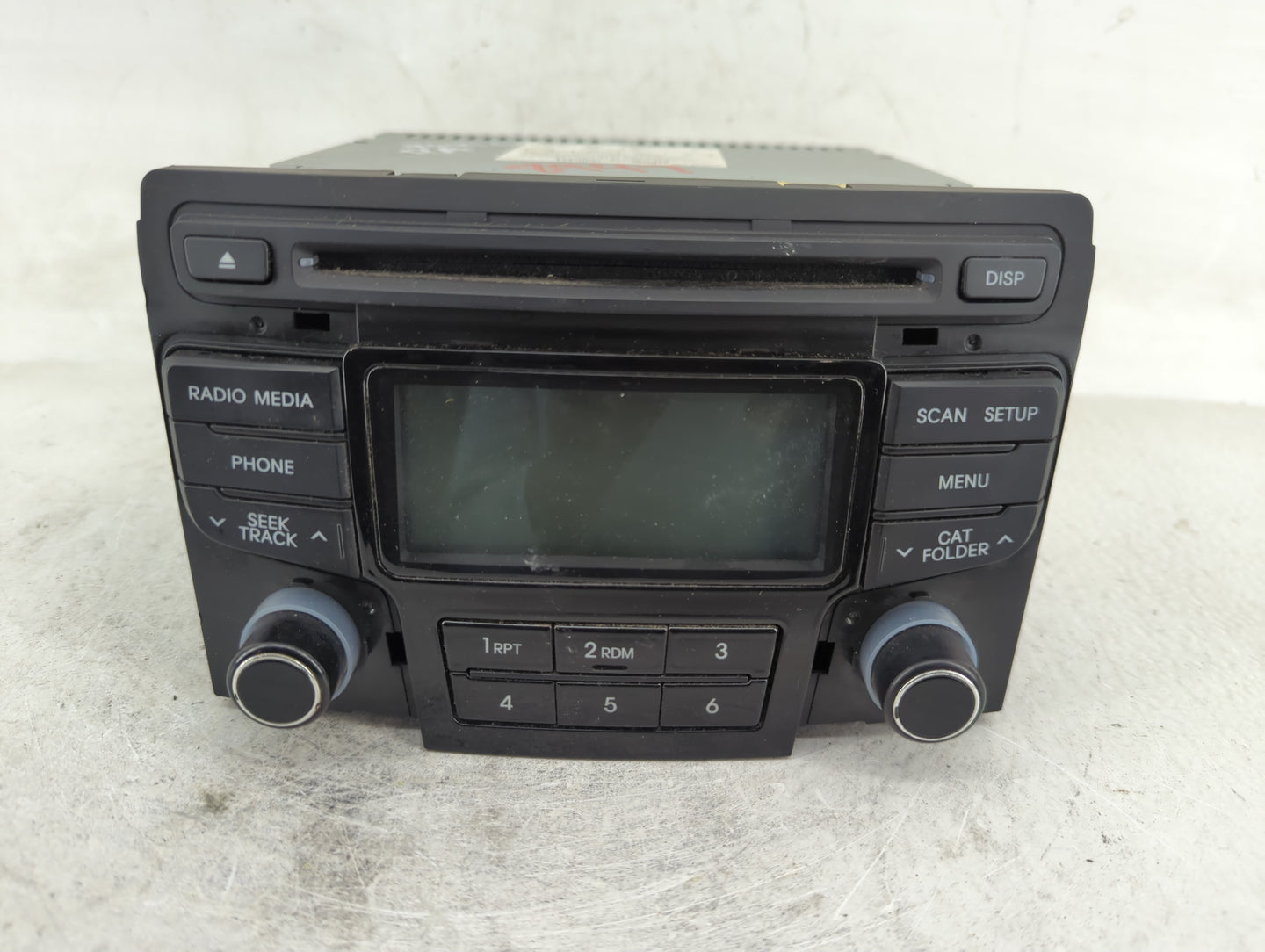 2013-2014 Hyundai Sonata Radio AM FM Cd Player Receiver Replacement P/N:96180-3Q700 Fits Fits 2013 2014 OEM Used Auto Parts 