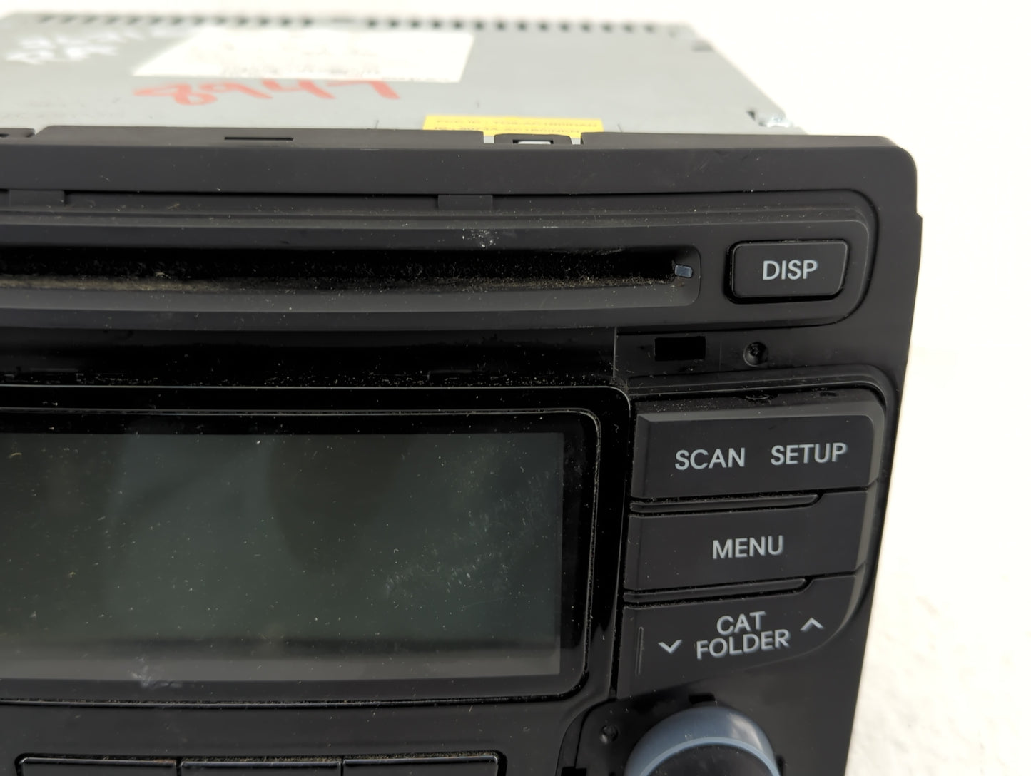 2013-2014 Hyundai Sonata Radio AM FM Cd Player Receiver Replacement P/N:96180-3Q700 Fits Fits 2013 2014 OEM Used Auto Parts 