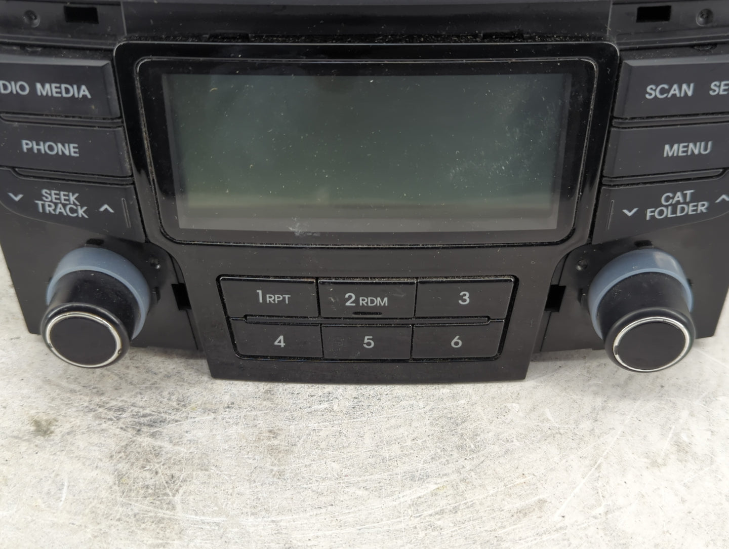2013-2014 Hyundai Sonata Radio AM FM Cd Player Receiver Replacement P/N:96180-3Q700 Fits Fits 2013 2014 OEM Used Auto Parts 