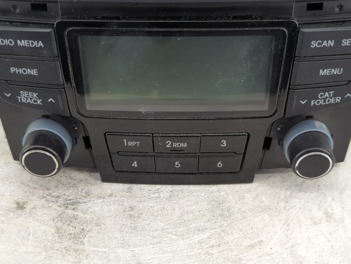 2013-2014 Hyundai Sonata Radio AM FM Cd Player Receiver Replacement P/N:96180-3Q700 Fits Fits 2013 2014 OEM Used Auto Parts 