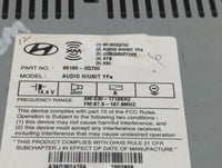 2013-2014 Hyundai Sonata Radio AM FM Cd Player Receiver Replacement P/N:96180-3Q700 Fits Fits 2013 2014 OEM Used Auto Parts 