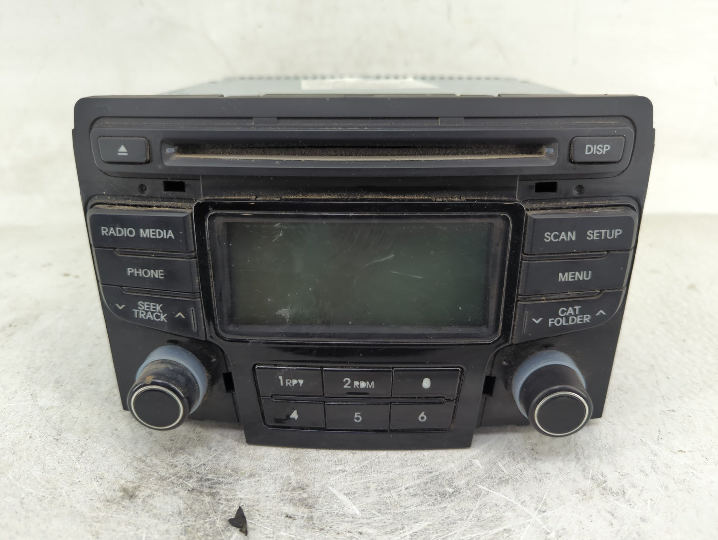 2012-2014 Hyundai Sonata Radio AM FM Cd Player Receiver Replacement P/N:96180-3Q700 Fits Fits 2012 2013 2014 OEM Used Auto P