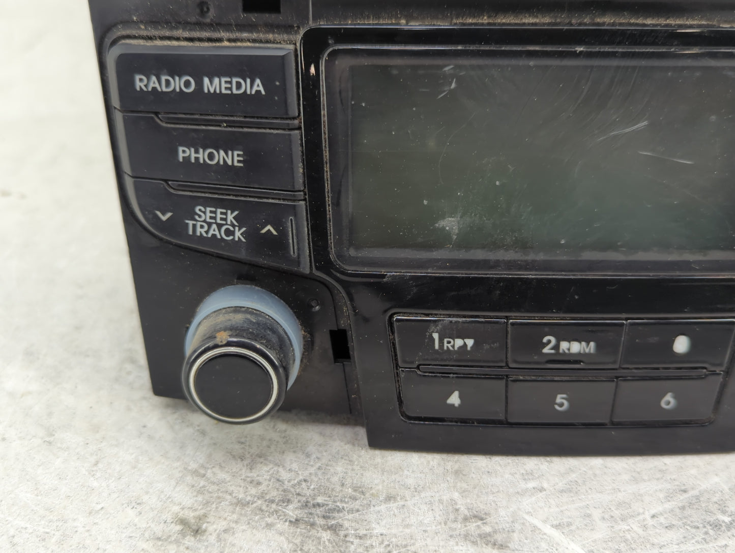 2012-2014 Hyundai Sonata Radio AM FM Cd Player Receiver Replacement P/N:96180-3Q700 Fits Fits 2012 2013 2014 OEM Used Auto P