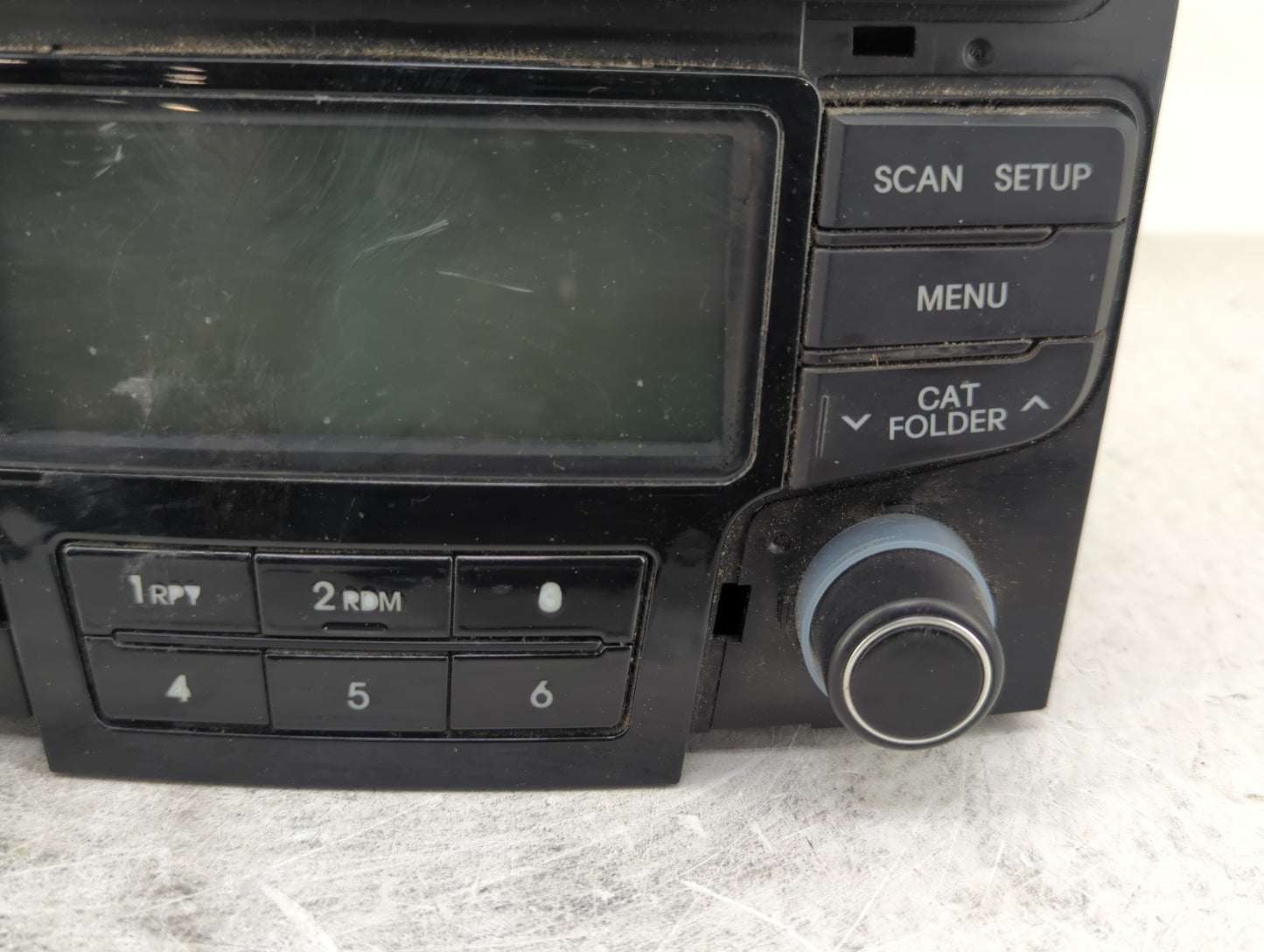 2012-2014 Hyundai Sonata Radio AM FM Cd Player Receiver Replacement P/N:96180-3Q700 Fits Fits 2012 2013 2014 OEM Used Auto P