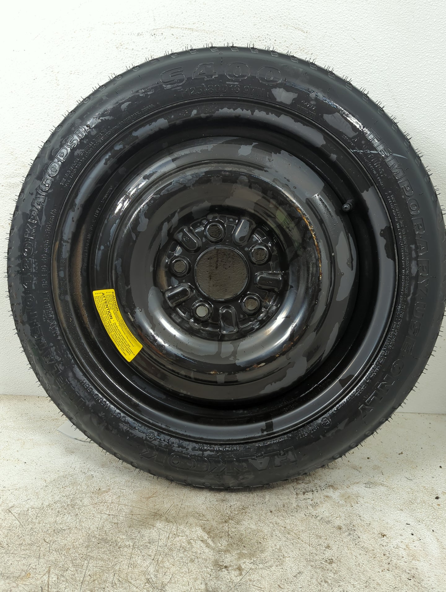 2013 Hyundai Sonata Spare Donut Tire Wheel Rim Oem - Oemusedautoparts1.com