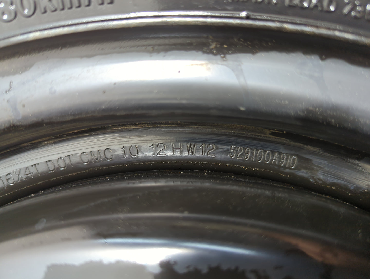 2013 Hyundai Sonata Spare Donut Tire Wheel Rim Oem - Oemusedautoparts1.com