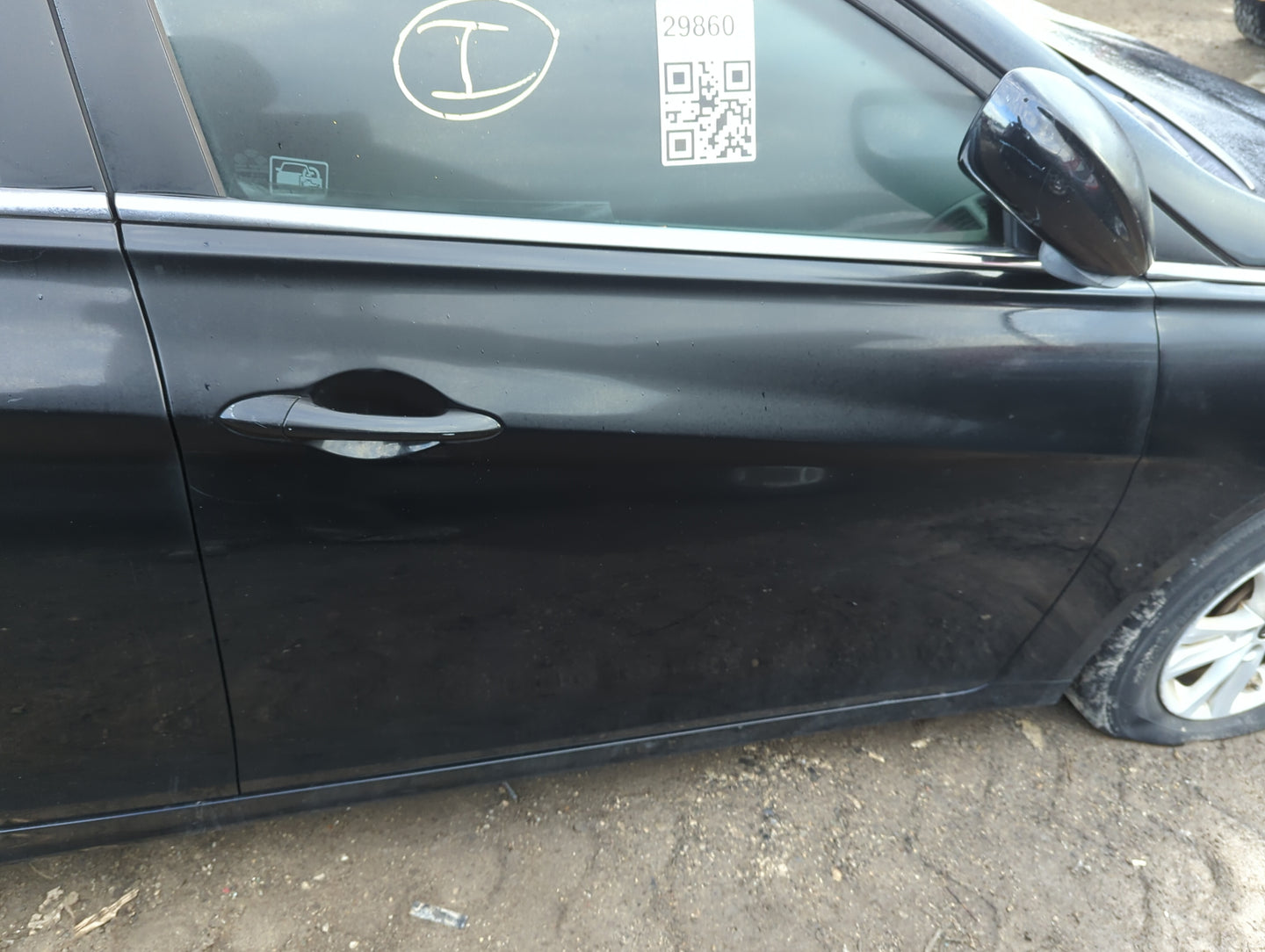 2011-2014 Hyundai Sonata Passenger Front Door Oem 1400545 - Oemusedautoparts1.com