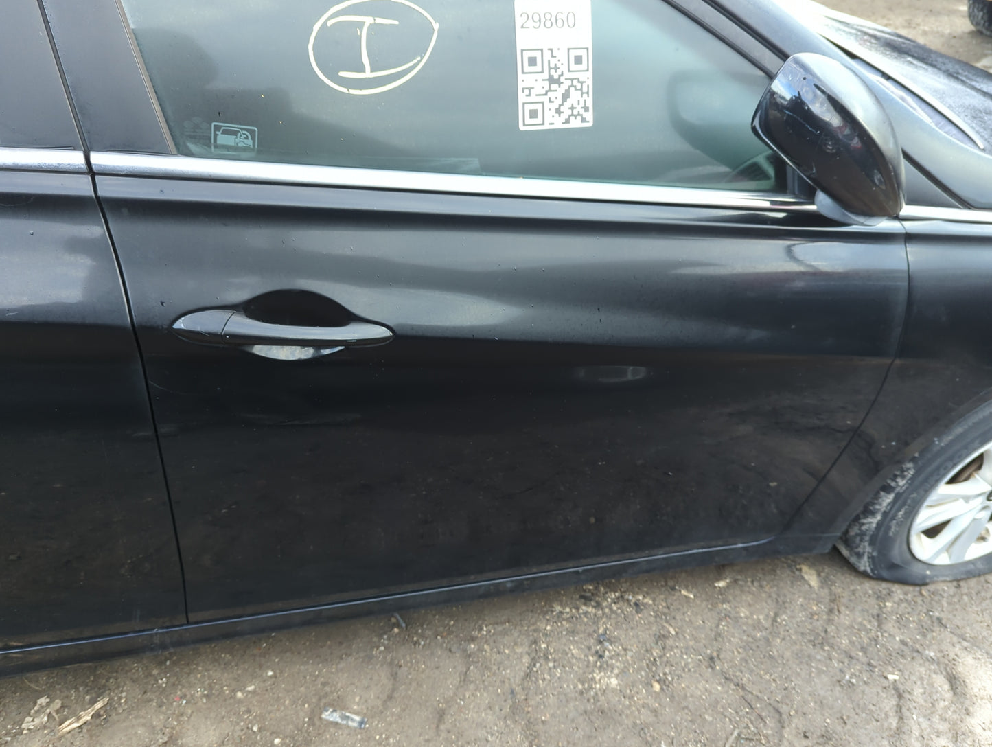 2011-2014 Hyundai Sonata Passenger Front Door Oem 1400545 - Oemusedautoparts1.com