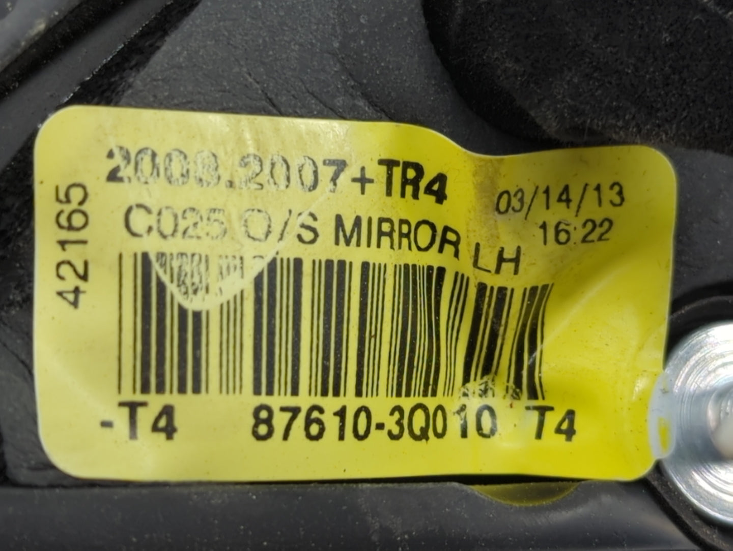 2011-2014 Hyundai Sonata Driver Side View Mirror - Left Door Mirror OEM Used - Oemusedautoparts1.com