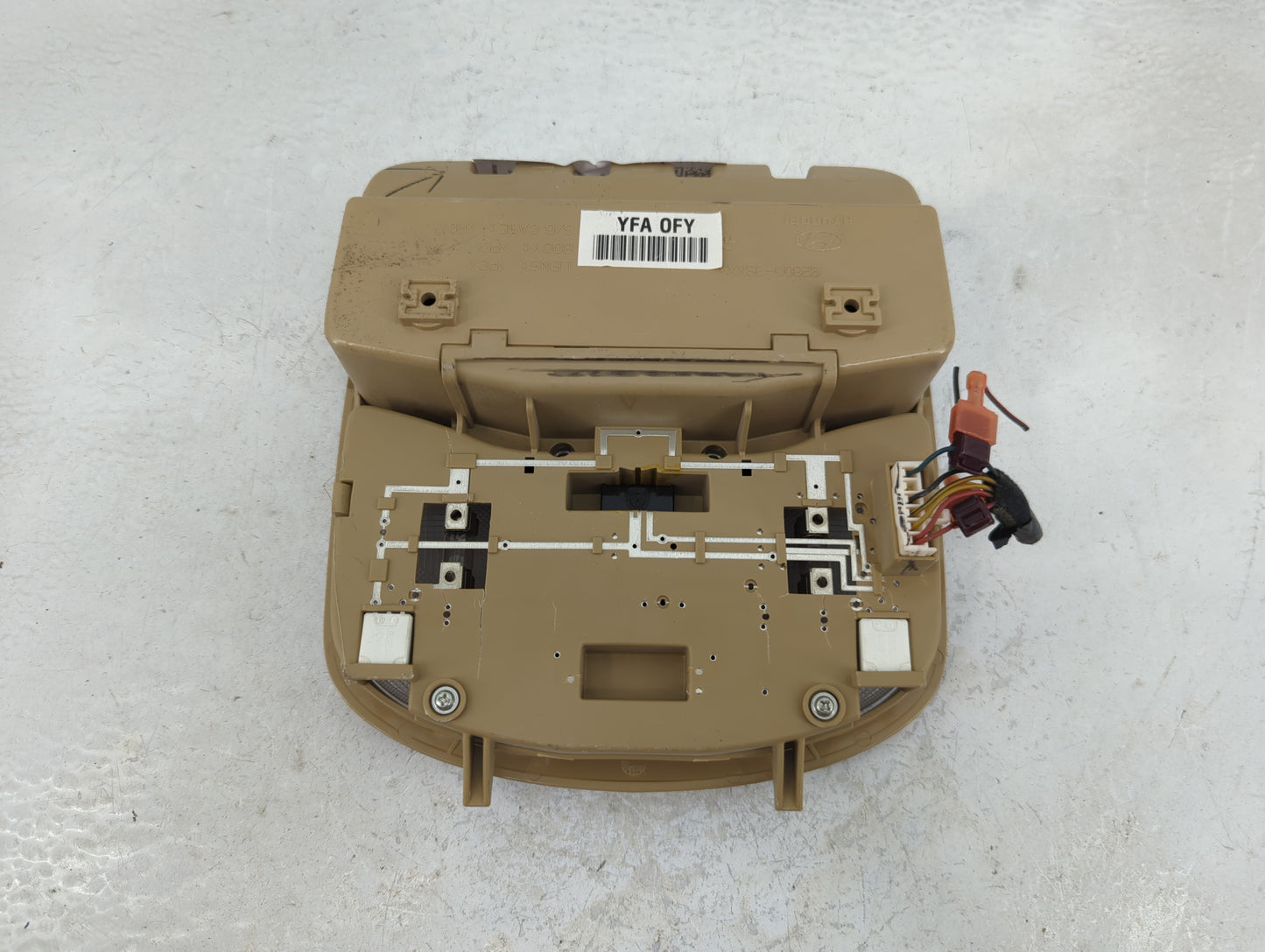 2011-2015 Hyundai Sonata Overhead Roof Console 1408491 - Oemusedautoparts1.com