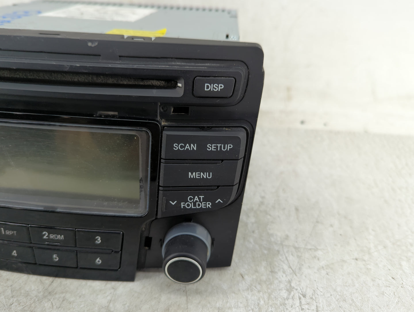 2012-2014 Hyundai Sonata Radio AM FM Cd Player Receiver Replacement P/N:96180-3Q700 Fits Fits 2012 2013 2014 OEM Used Auto P