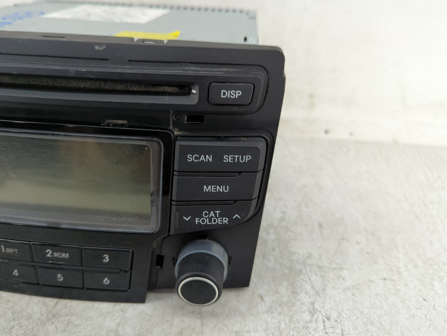 2012-2014 Hyundai Sonata Radio AM FM Cd Player Receiver Replacement P/N:96180-3Q700 Fits Fits 2012 2013 2014 OEM Used Auto P