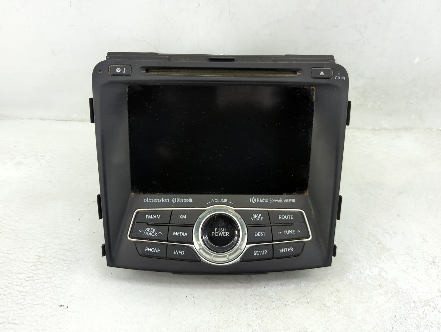 2013 Hyundai Sonata Radio AM FM Cd Player Receiver Replacement P/N:96560-3Q206 Fits OEM Used Auto Parts - Oemusedautoparts1.
