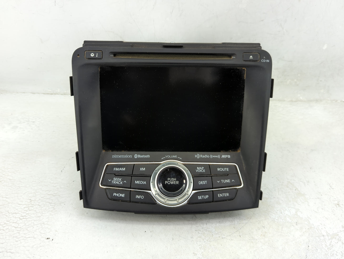 2013 Hyundai Sonata Radio AM FM Cd Player Receiver Replacement P/N:96560-3Q206 Fits OEM Used Auto Parts - Oemusedautoparts1.