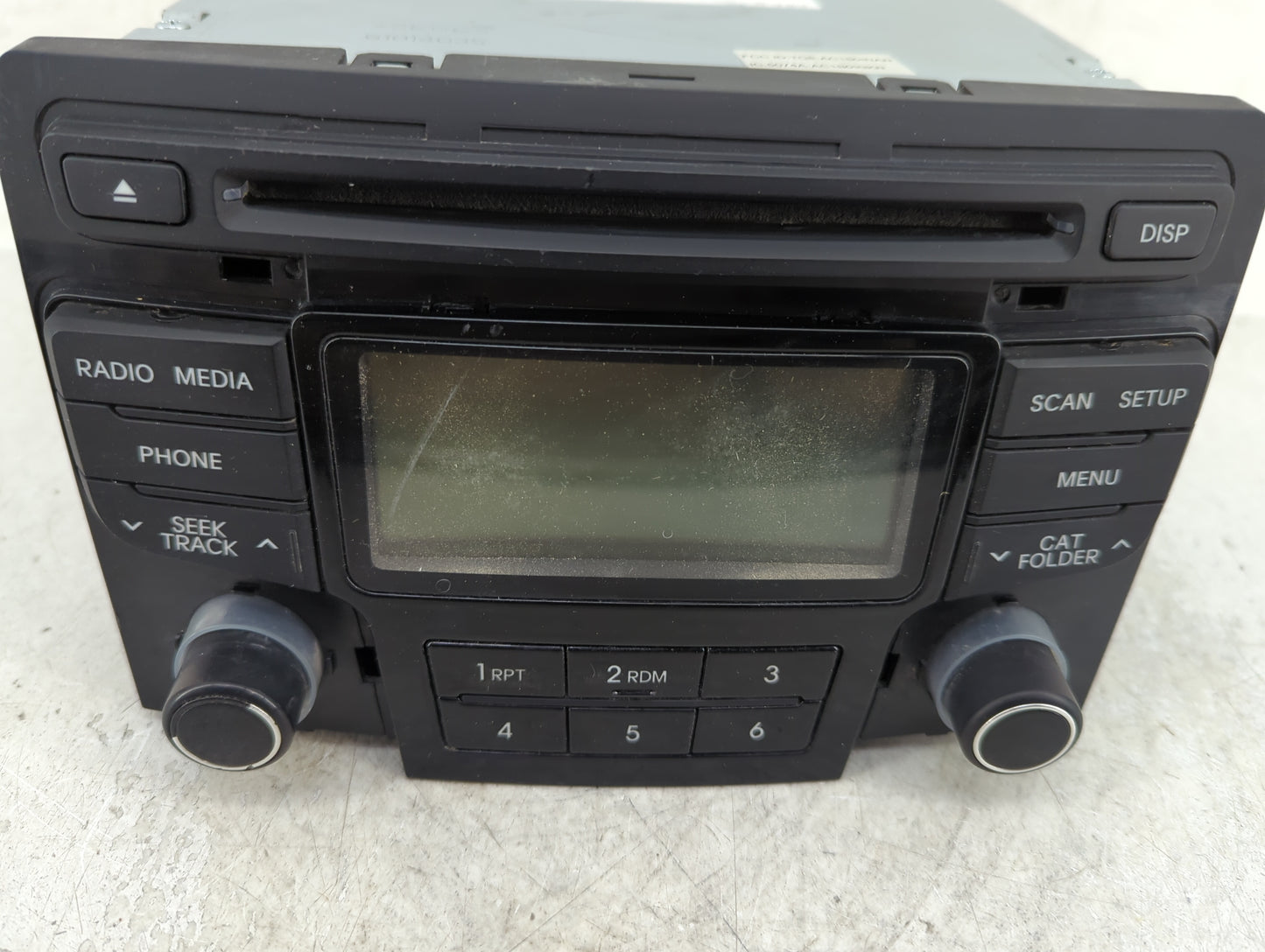 2012-2014 Hyundai Sonata Radio AM FM Cd Player Receiver Replacement P/N:96180-3Q700 TQ8-AC1B0INAN Fits Fits 2012 2013 2014 O