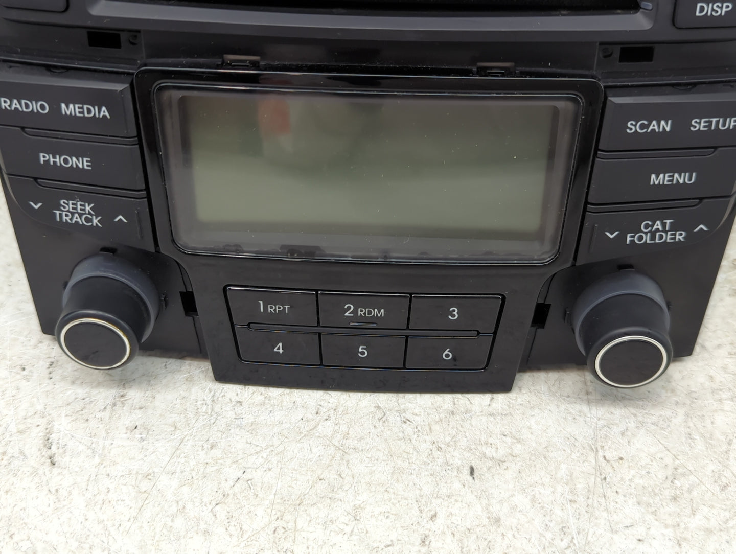 2013-2014 Hyundai Sonata Radio AM FM Cd Player Receiver Replacement P/N:96180-3Q700 Fits Fits 2013 2014 OEM Used Auto Parts 