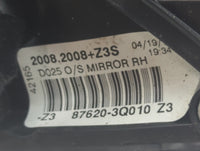 2013 Hyundai Sonata Passenger Side View Mirror - Right Door Mirror OEM Used - Oemusedautoparts1.com