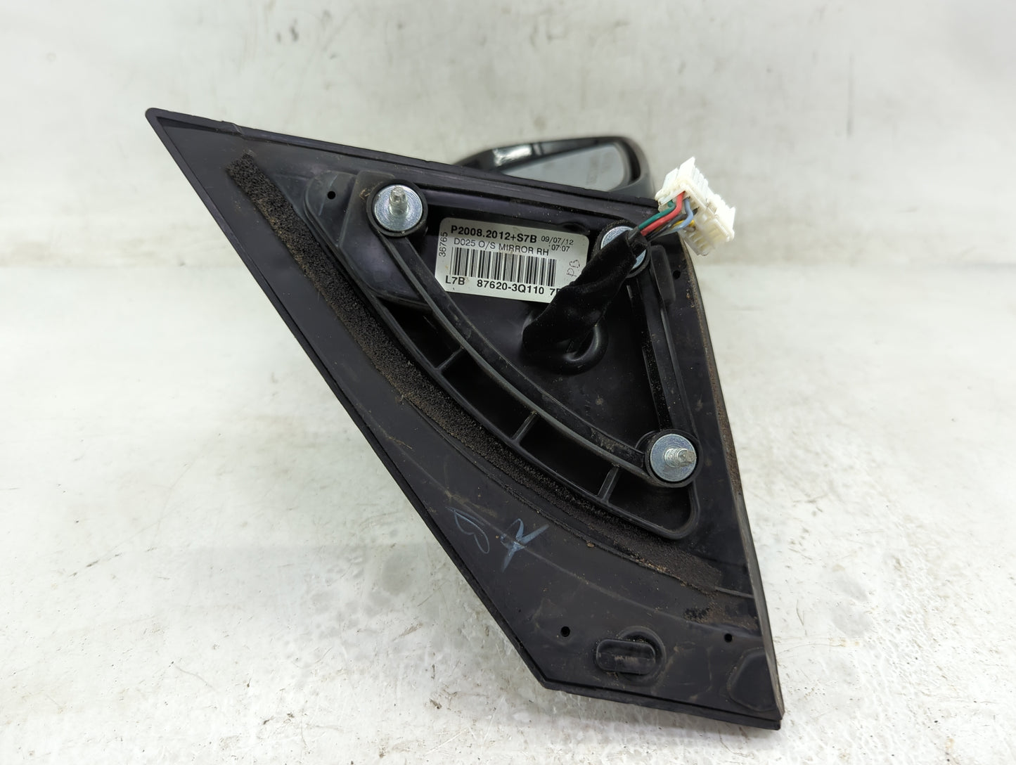 2011-2014 Hyundai Sonata Passenger Side View Mirror - Right Door Mirror OEM Used - Oemusedautoparts1.com