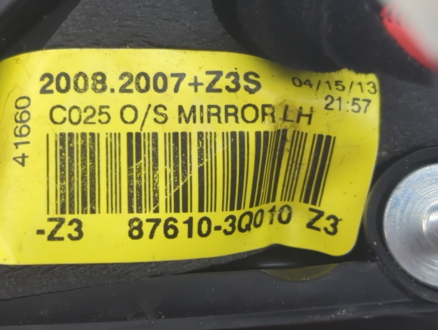 2011-2014 Hyundai Sonata Driver Side View Mirror - Left Door Mirror OEM Used - Oemusedautoparts1.com