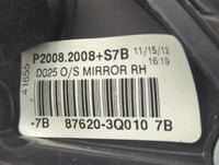 2011-2014 Hyundai Sonata Passenger Side View Mirror - Right Door Mirror OEM Used - Oemusedautoparts1.com