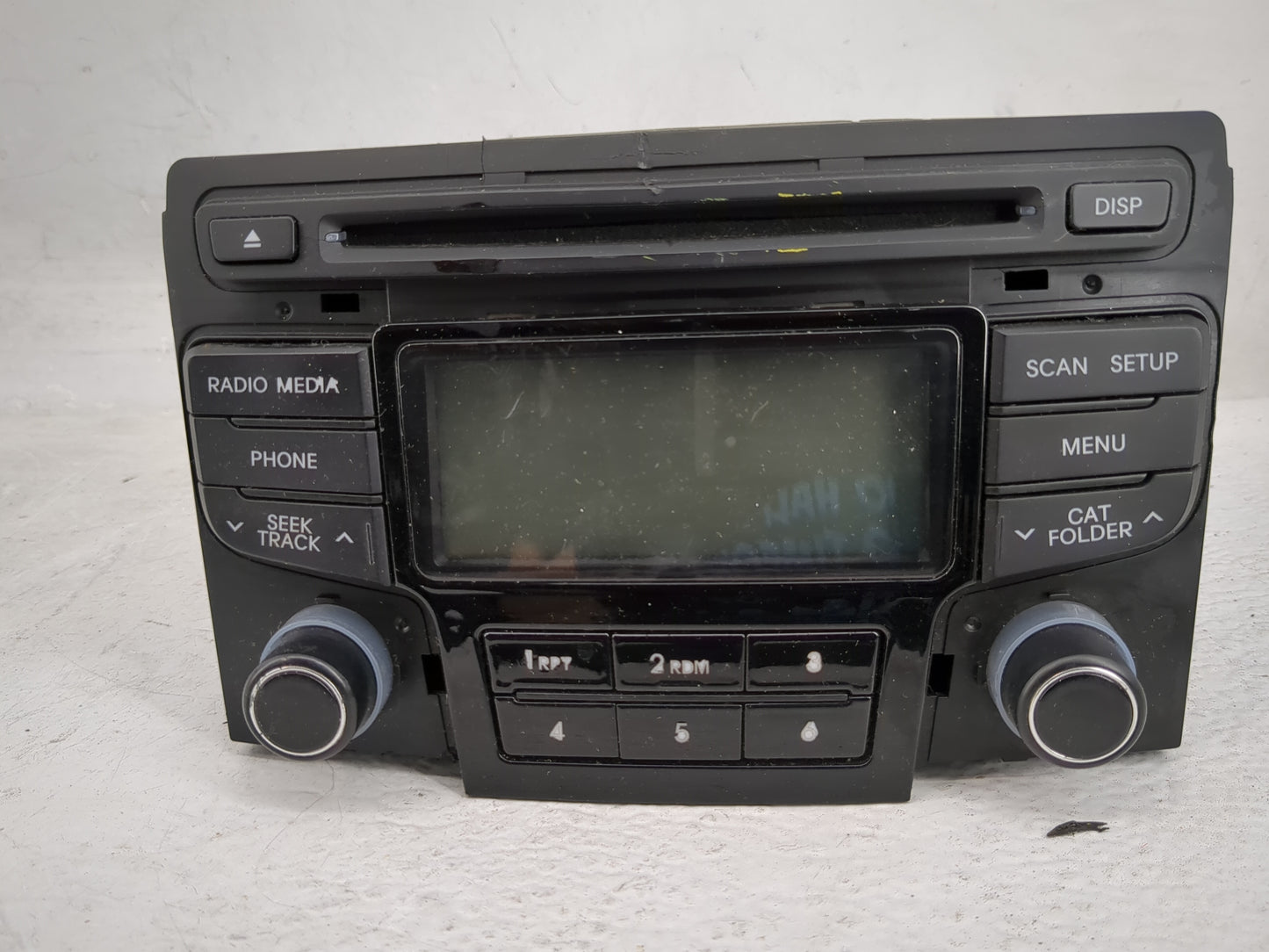 2013-2014 Hyundai Sonata Radio AM FM Cd Player Receiver Replacement P/N:96180-3Q700 Fits Fits 2013 2014 OEM Used Auto Parts 