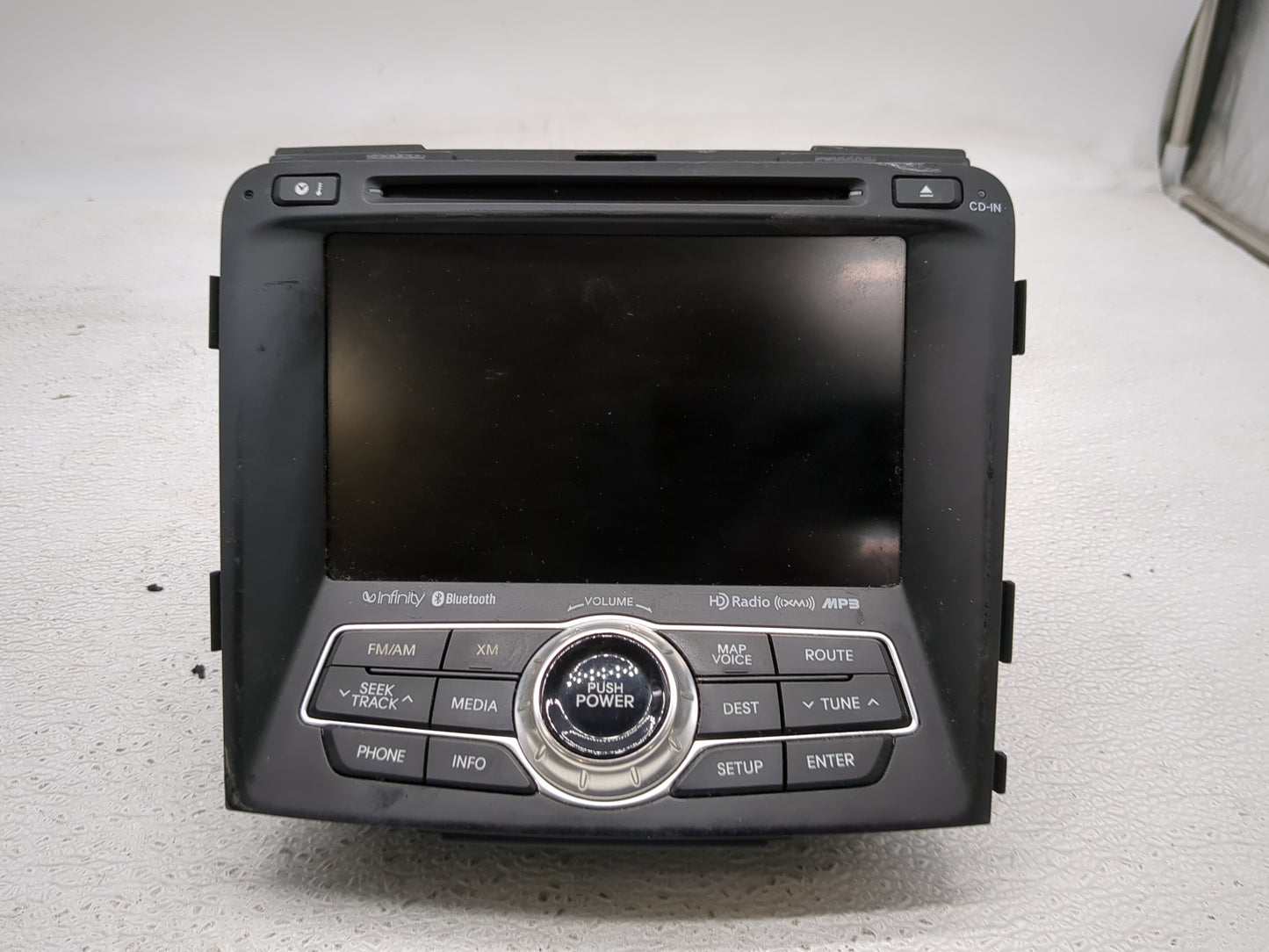 2013 Hyundai Sonata Radio AM FM Cd Player Receiver Replacement P/N:96560-3Q706 Fits OEM Used Auto Parts - Oemusedautoparts1.