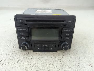 2013-2014 Hyundai Sonata Radio AM FM Cd Player Receiver Replacement P/N:96180-3Q700 Fits Fits 2013 2014 OEM Used Auto Parts 
