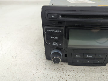 2012-2015 Hyundai Sonata Radio AM FM Cd Player Receiver Replacement P/N:96180-3Q700 Fits Fits 2012 2013 2014 2015 OEM Used Auto Parts