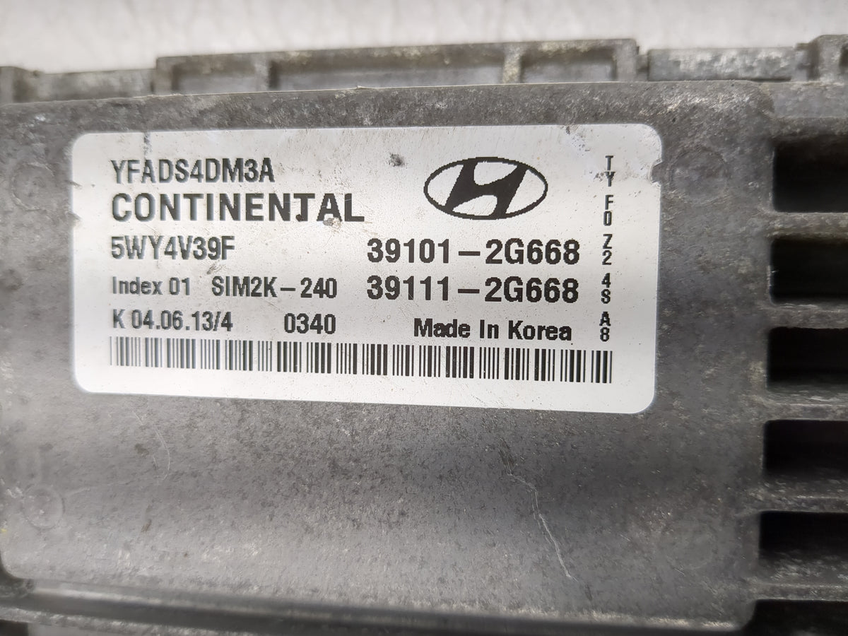 2011-2014 Hyundai Sonata PCM Engine Control Computer ECU ECM PCU OEM P/N:39111-2G668 39101-2G668 Fits 2011 2012 2013 2014 OE
