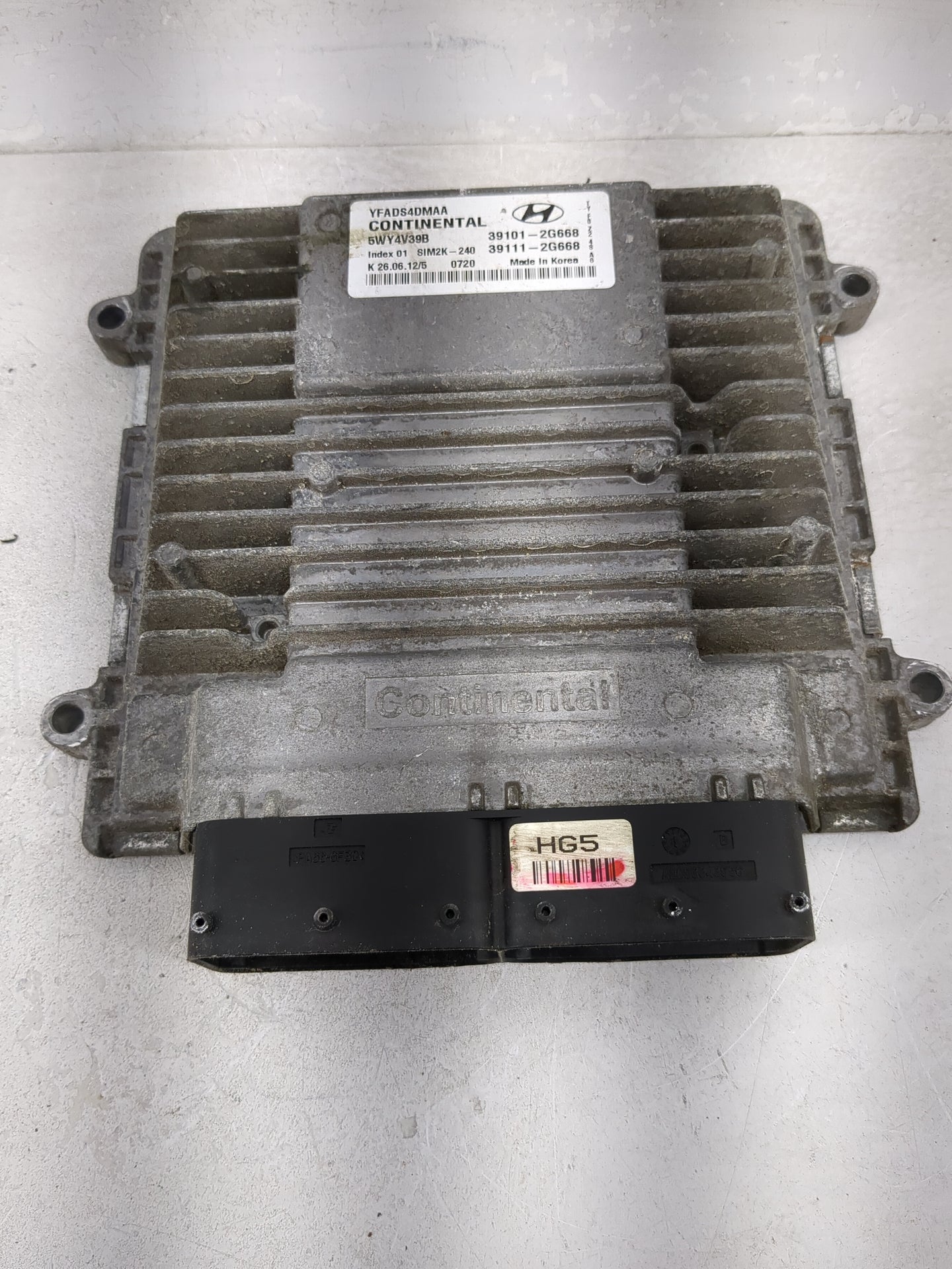 2011-2014 Hyundai Sonata PCM Engine Control Computer ECU ECM PCU OEM P/N:39111-2G668 39101-2G668 Fits Fits 2011 2012 2013 20