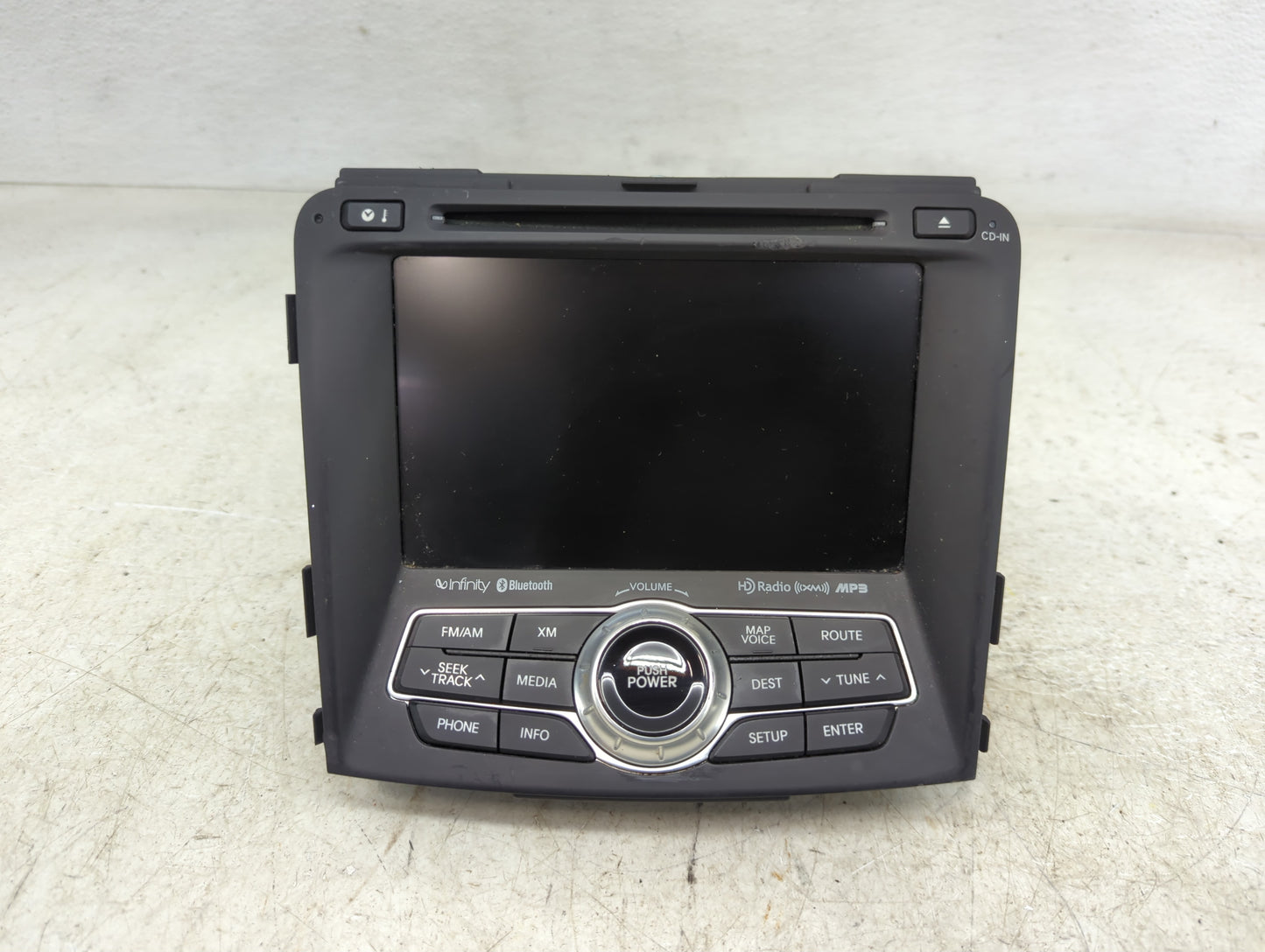 2011-2015 Hyundai Sonata Radio AM FM Cd Player Receiver Replacement P/N:96560-4R7064X 965604R7064X Fits OEM Used Auto Parts 