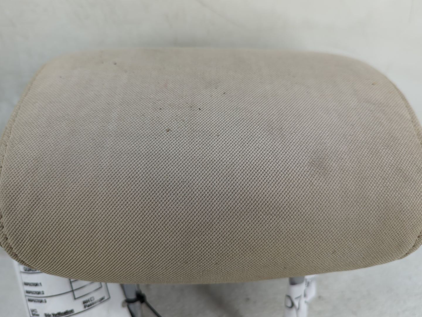 2013-2015 Hyundai Sonata Headrest Head Rest Front Driver Seat Beige - Oemusedautoparts1.com
