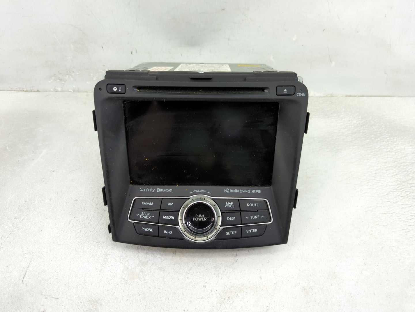 2013 Hyundai Sonata Radio AM FM Cd Player Receiver Replacement P/N:965603Q706 AV245INAN Fits OEM Used Auto Parts - Oemusedau