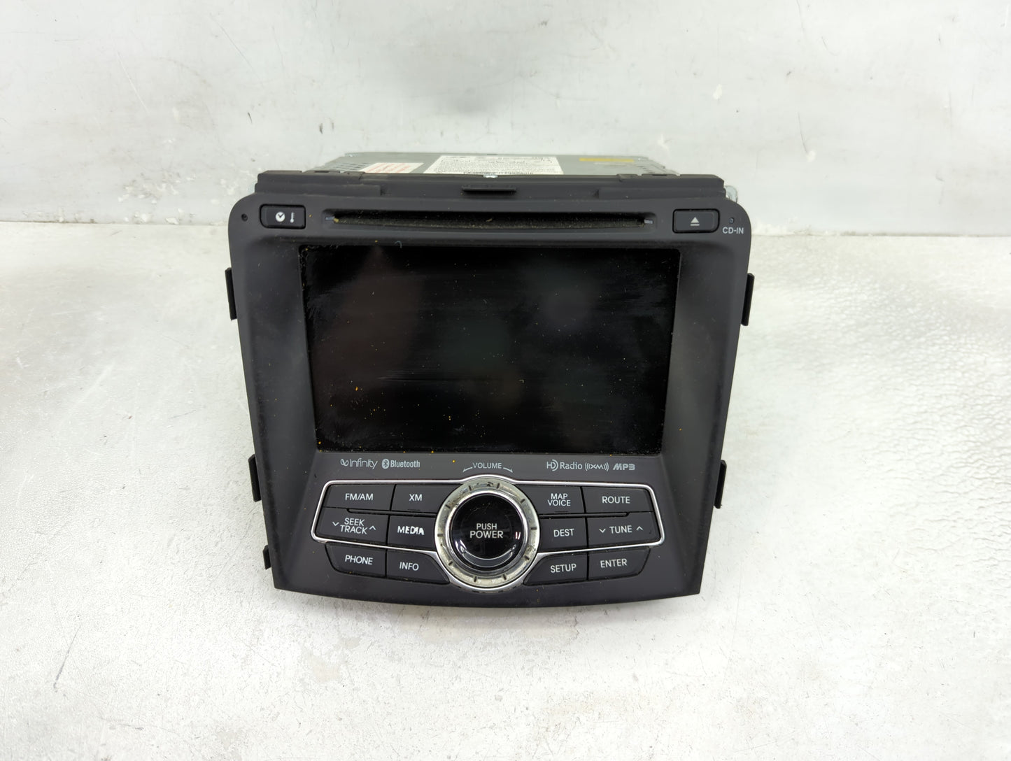 2013 Hyundai Sonata Radio AM FM Cd Player Receiver Replacement P/N:965603Q706 AV245INAN Fits OEM Used Auto Parts - Oemusedau