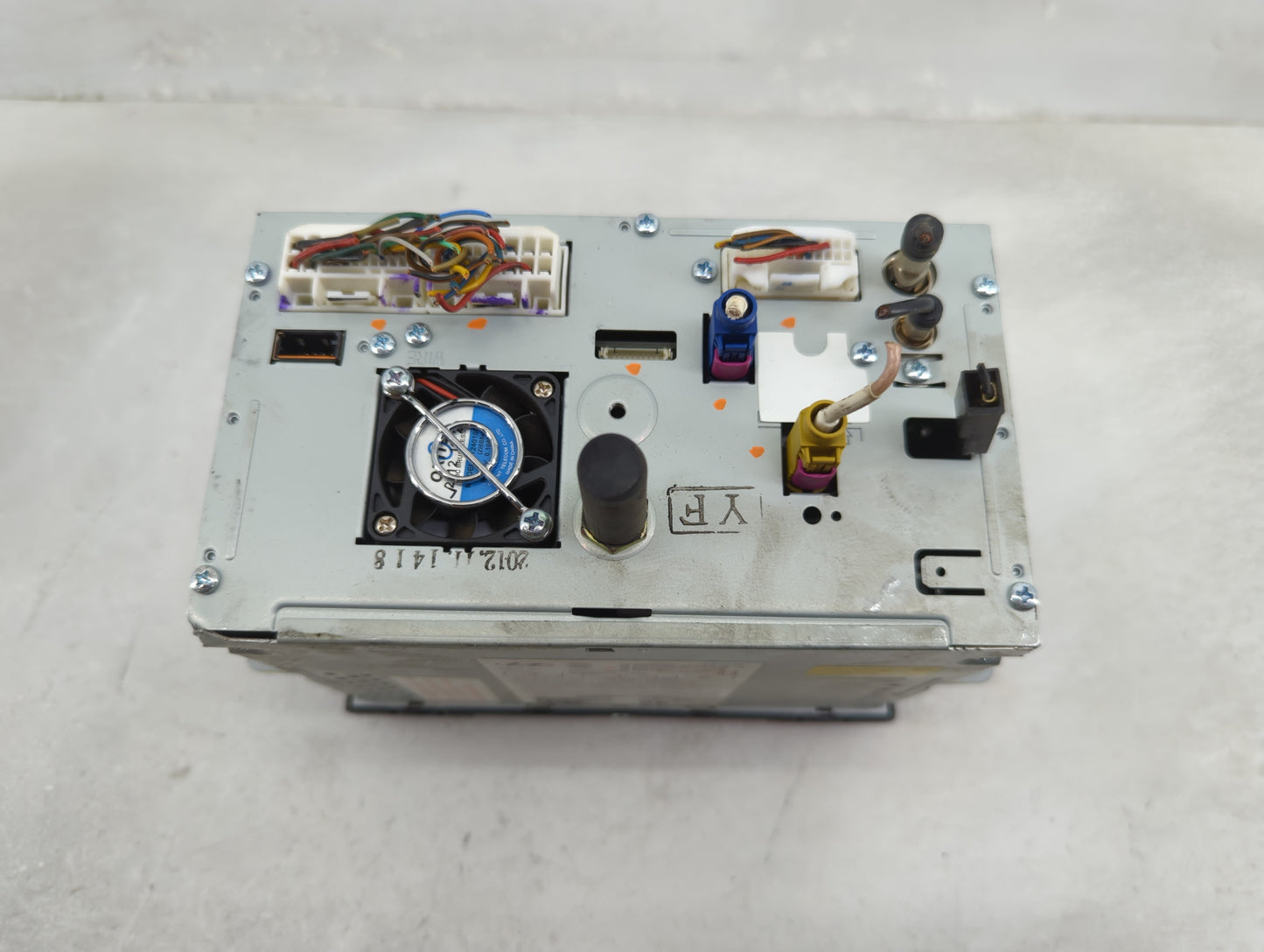 2013 Hyundai Sonata Radio AM FM Cd Player Receiver Replacement P/N:965603Q706 AV245INAN Fits OEM Used Auto Parts - Oemusedau