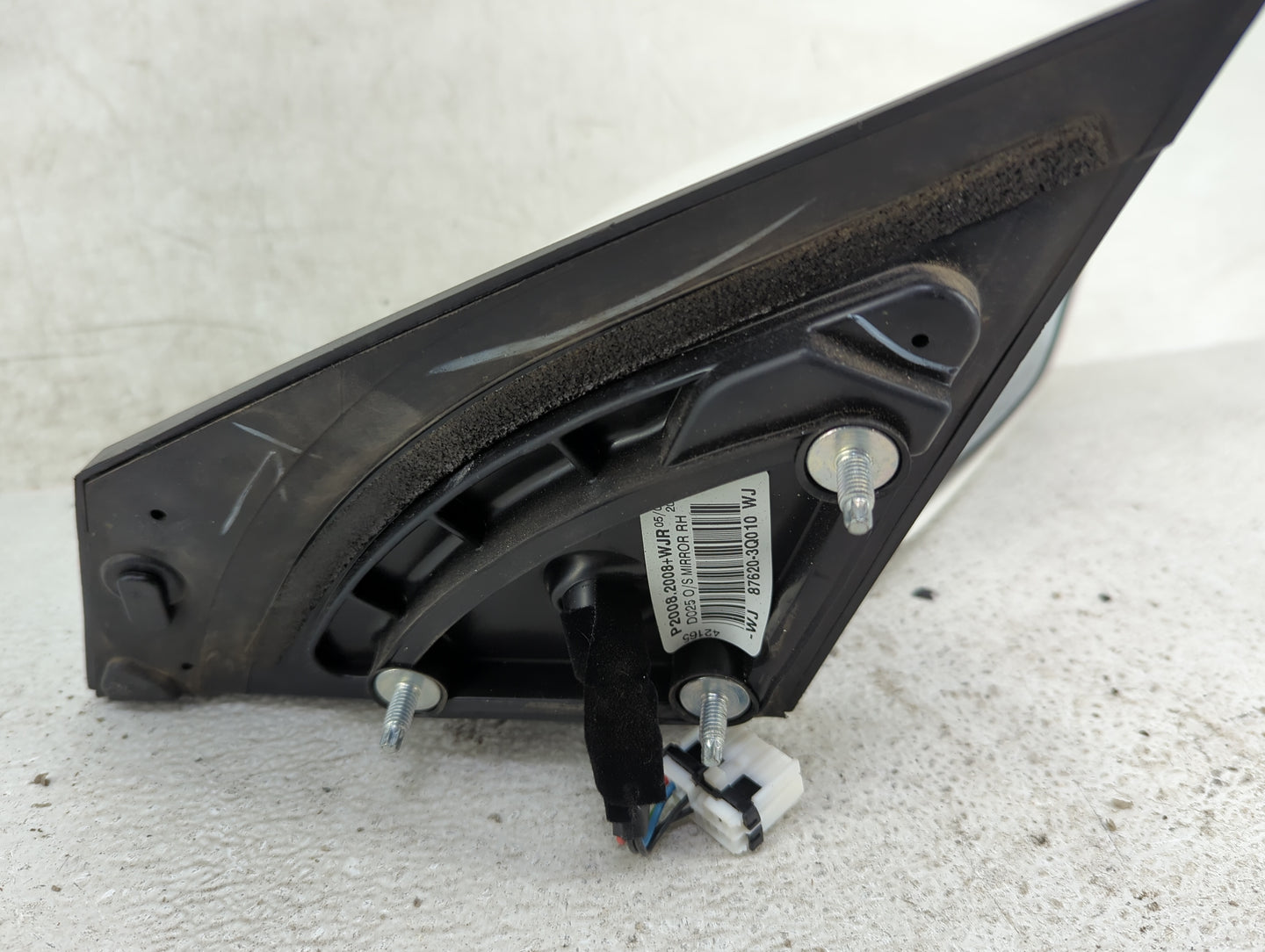 2011-2014 Hyundai Sonata Passenger Right Side View Manual Door Mirror - Oemusedautoparts1.com