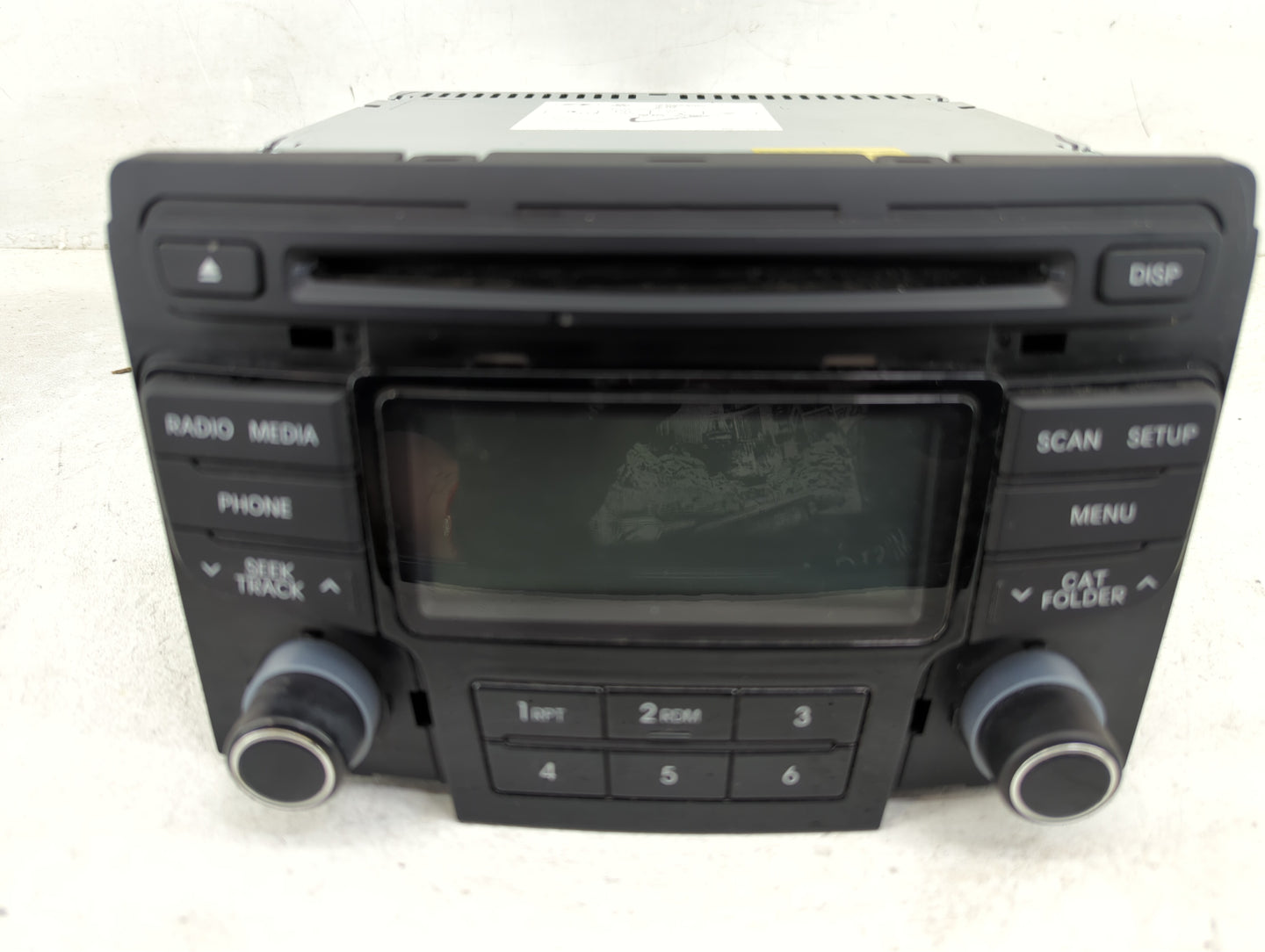 2013 Hyundai Sonata Radio AM FM Cd Player Receiver Replacement P/N:96180-3Q700 961803Q700 Fits OEM Used Auto Parts - Oemused