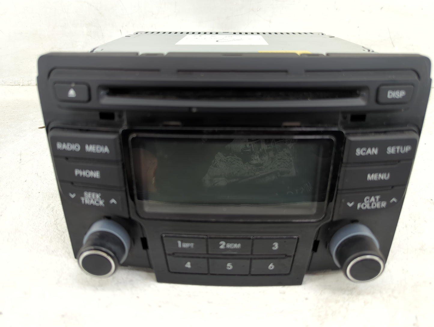 2013 Hyundai Sonata Radio AM FM Cd Player Receiver Replacement P/N:96180-3Q700 961803Q700 Fits OEM Used Auto Parts - Oemused