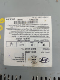 2012-2014 Hyundai Sonata Radio AM FM Cd Player Receiver Replacement P/N:96180-3Q700 961803Q700 Fits Fits 2012 2013 2014 OEM 
