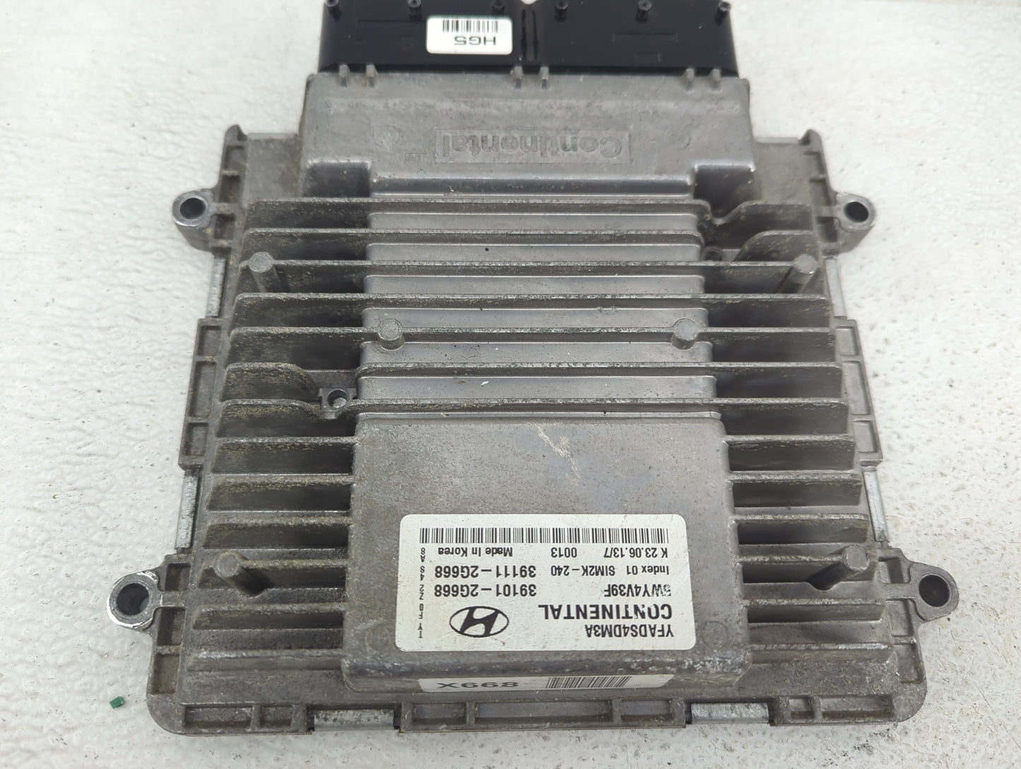 2011-2014 Hyundai Sonata PCM Engine Control Computer ECU ECM PCU OEM P/N:39111-2G668 39101-2G668 Fits Fits 2011 2012 2013 20