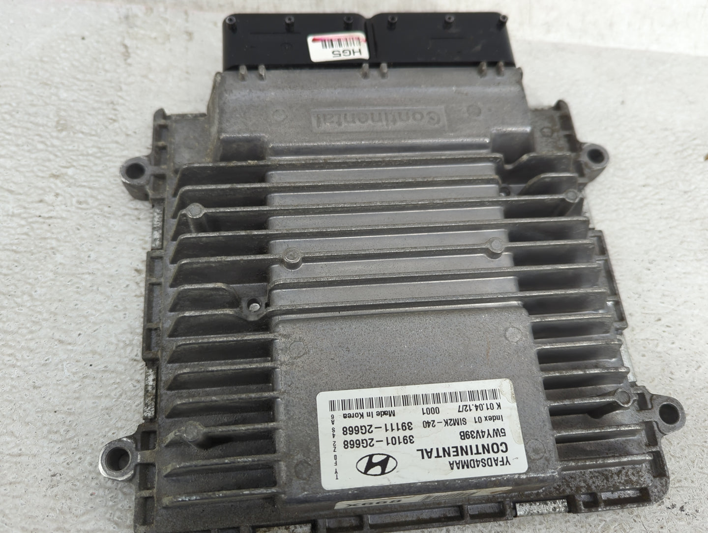 2011-2014 Hyundai Sonata PCM Engine Control Computer ECU ECM PCU OEM P/N:39101-2G668 39111-2G668 Fits Fits 2011 2012 2013 20