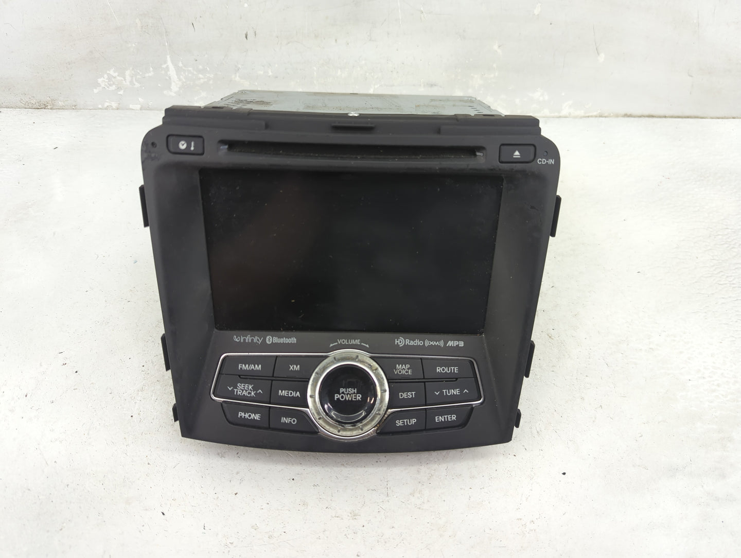2013-2014 Hyundai Sonata Radio AM FM Cd Player Receiver Replacement Fits Fits 2013 2014 OEM Used Auto Parts - Oemusedautopar